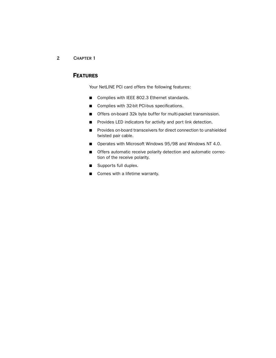 Farallon Communications NetLine PCI Card User Manual | Page 6 / 18