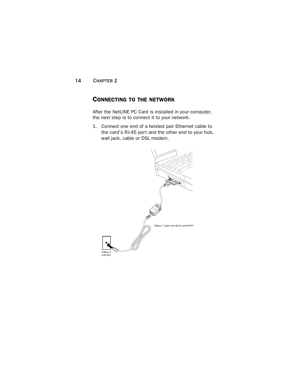 Connecting to the network | Farallon Communications NetLINE User Manual | Page 14 / 26