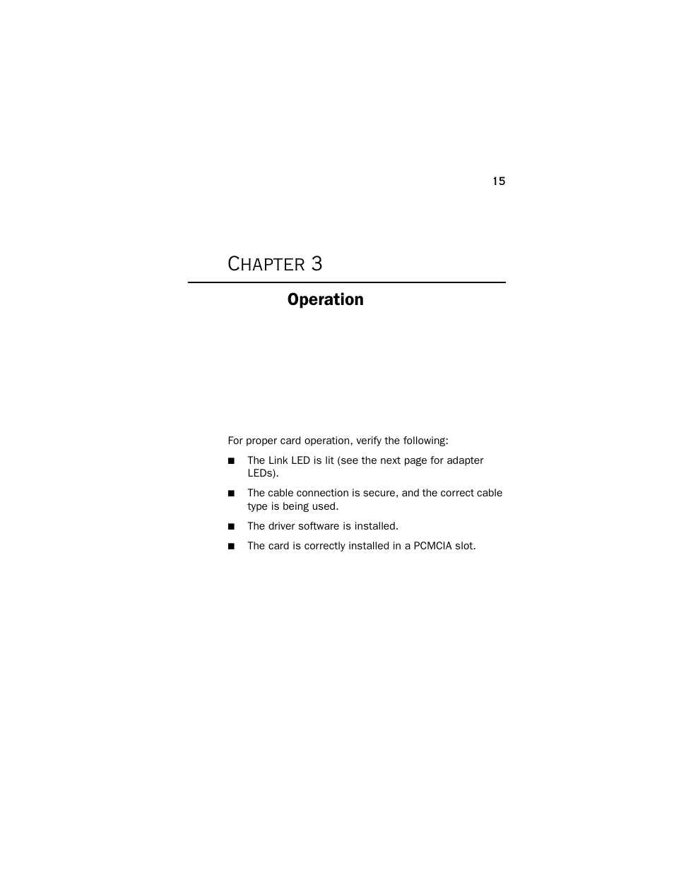 Operation, Chapter 3 - operation, Chapter 3 | Farallon Communications NetLINE User Manual | Page 15 / 26