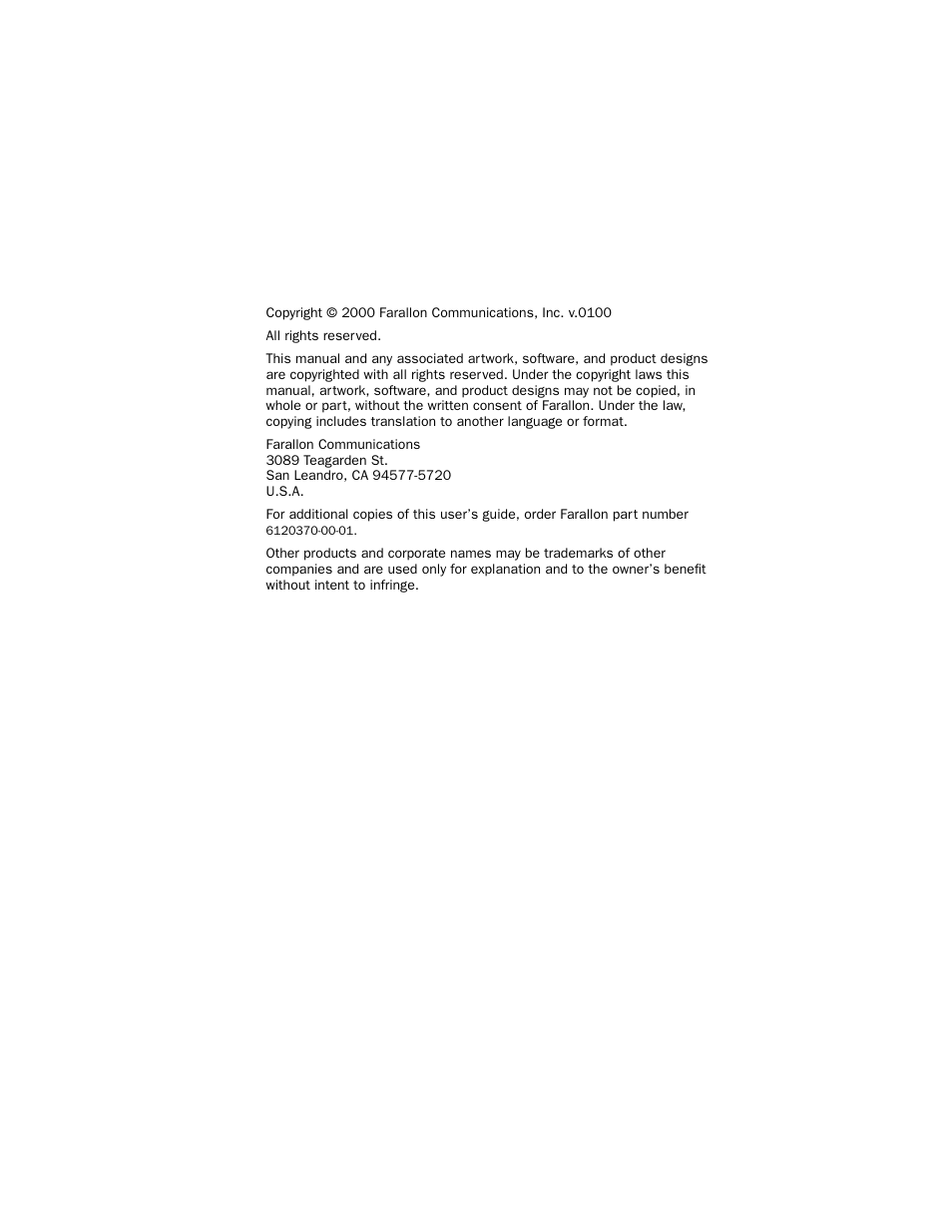 Farallon Communications NetLINE User Manual | Page 2 / 26