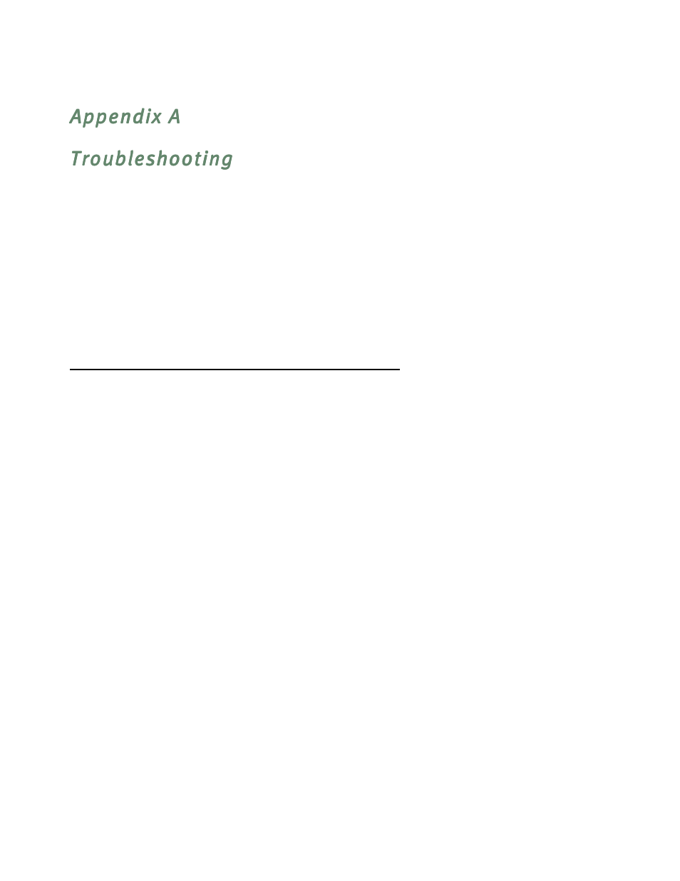 Troubleshooting, Configuration problems, Appendix a, “troubleshooting | Farallon Communications R9100 User Manual | Page 189 / 244