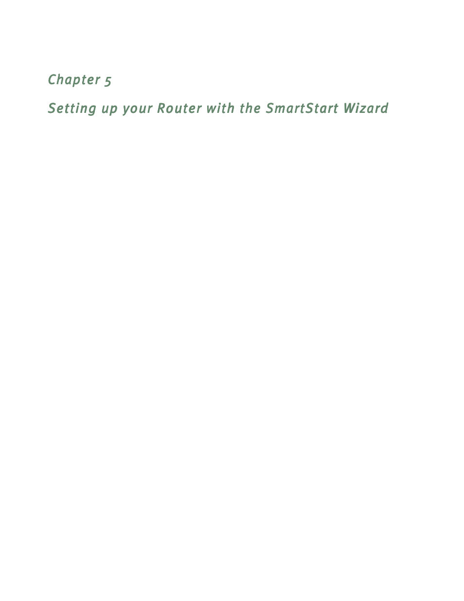 Setting up your router with the smartstart wizard | Farallon Communications R9100 User Manual | Page 33 / 244
