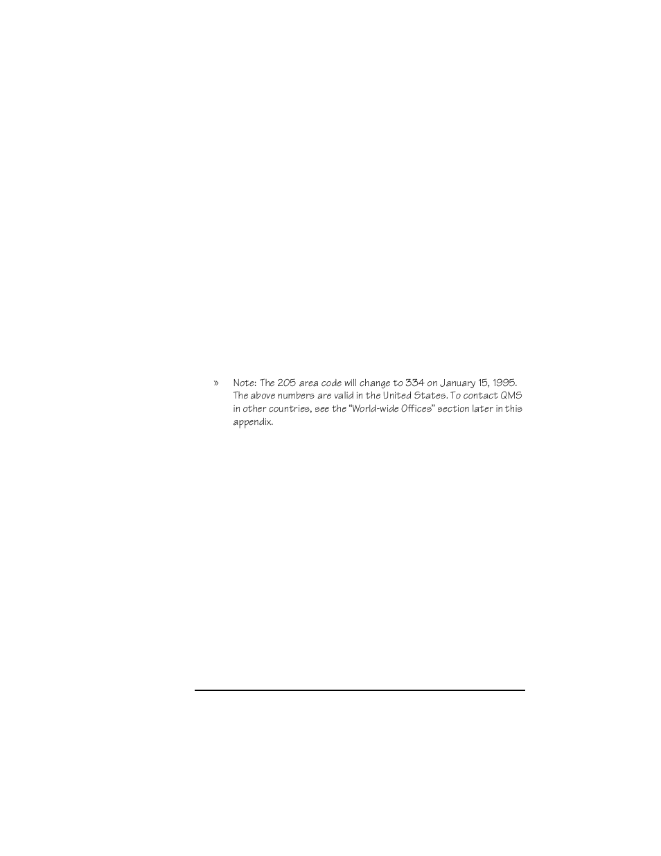 Qms national service, Phone numbers, Qms national service a-4 | Farallon Communications QMS 4525 User Manual | Page 130 / 180