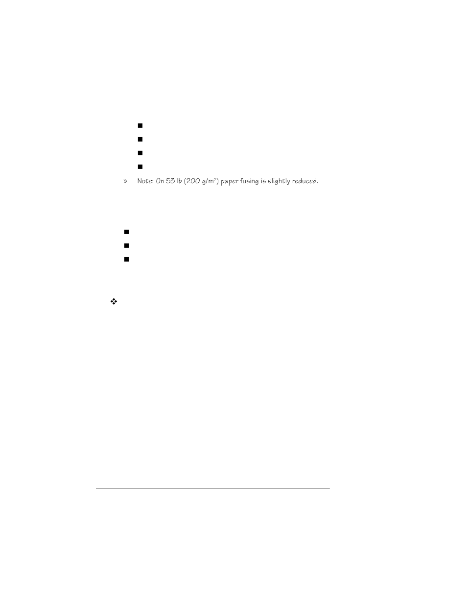 Unsupported media types, Unsupported media types 3-7 | Farallon Communications QMS 4525 User Manual | Page 54 / 180