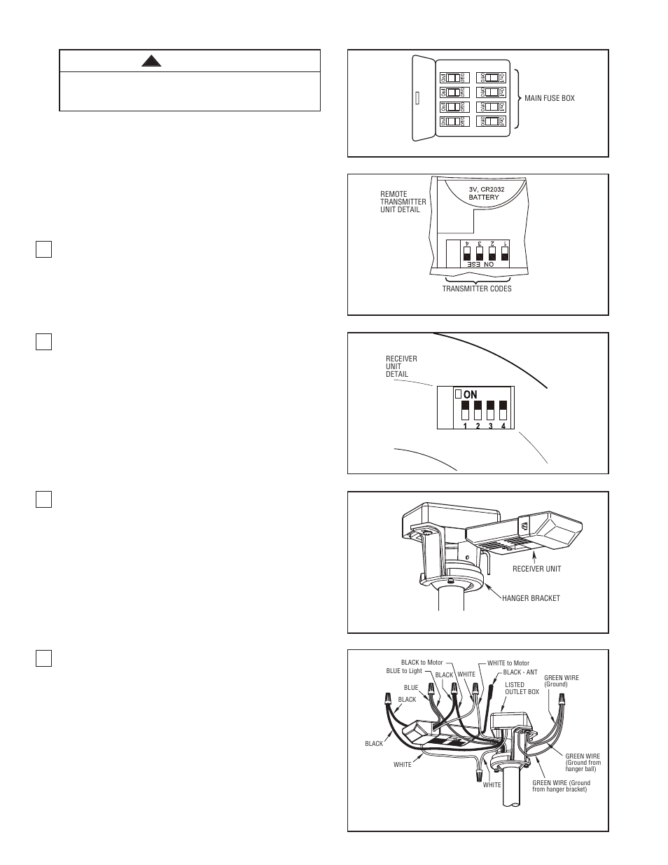 How to wire your ceiling fan, Warning | Fanimation The Benito Ceiling Fan FP8003 User Manual | Page 7 / 32
