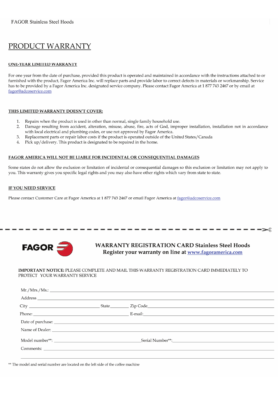 Fagor America SCFB-36X User Manual | Page 17 / 21