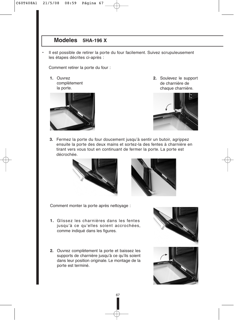 Modeles | Fagor America 5HA-200 LX User Manual | Page 67 / 122
