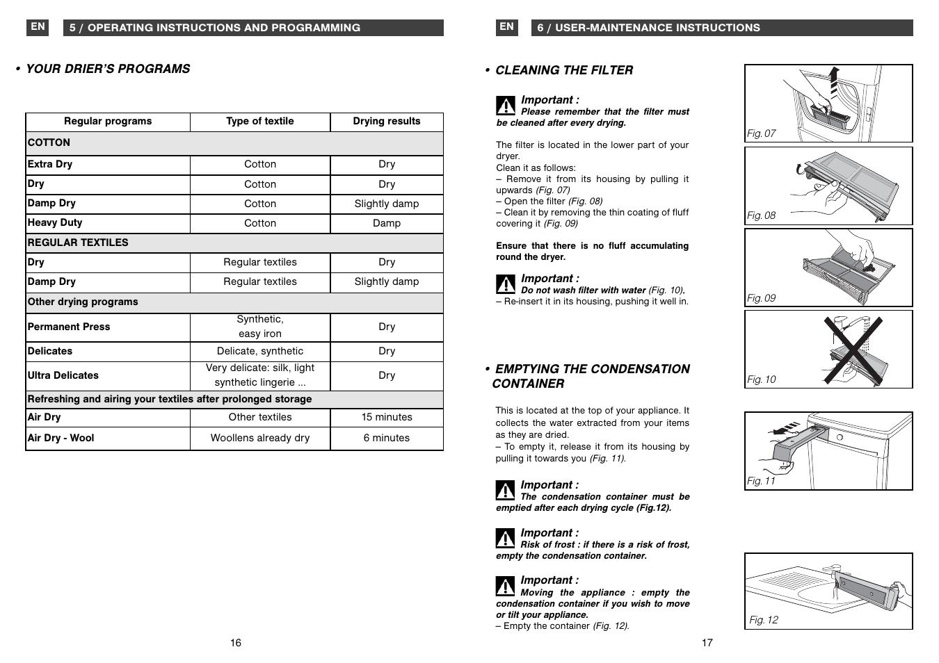 Fagor America SFA-8CELX User Manual | Page 9 / 12