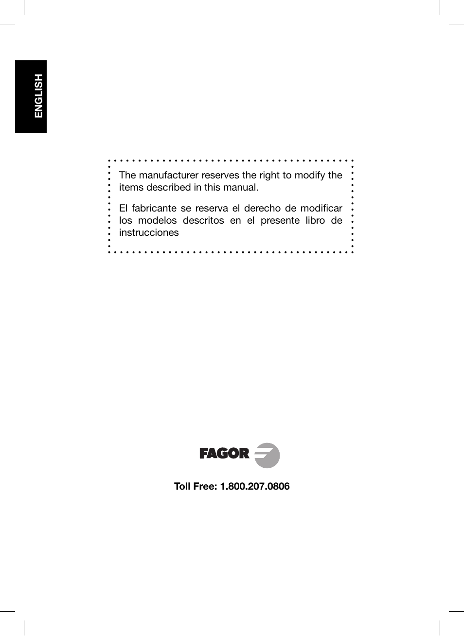 Fagor America Portable Induction Cooktop User Manual | Page 32 / 32