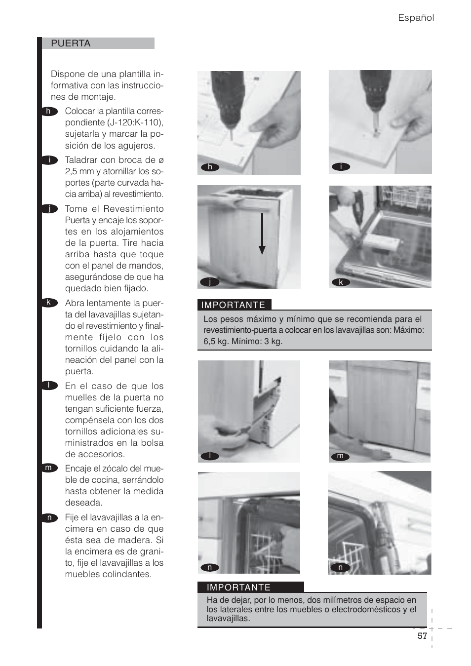 Fagor America LFA-073 IT User Manual | Page 58 / 78