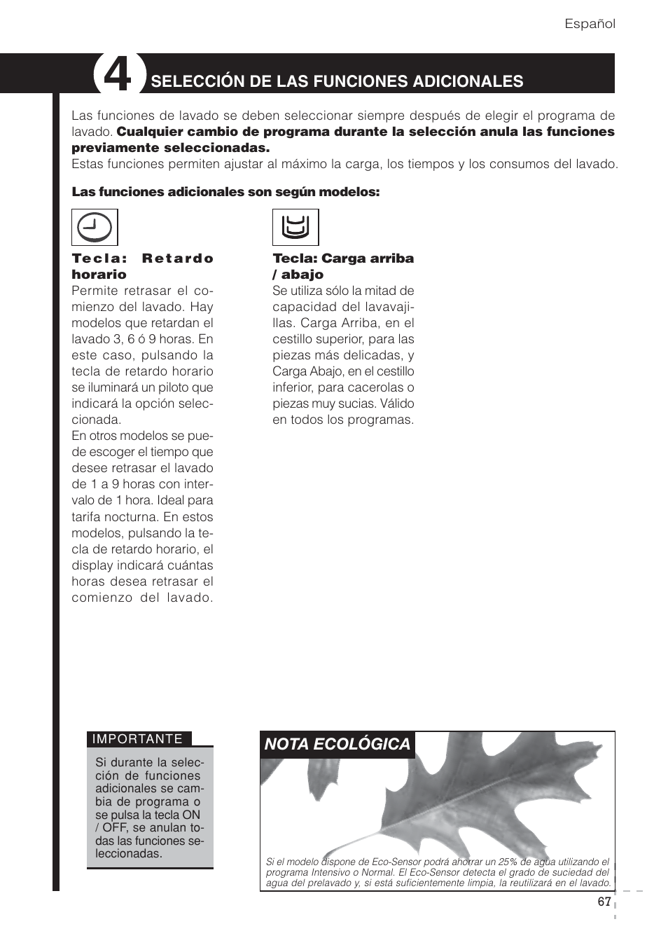 Fagor America LFA-073 IT User Manual | Page 68 / 78