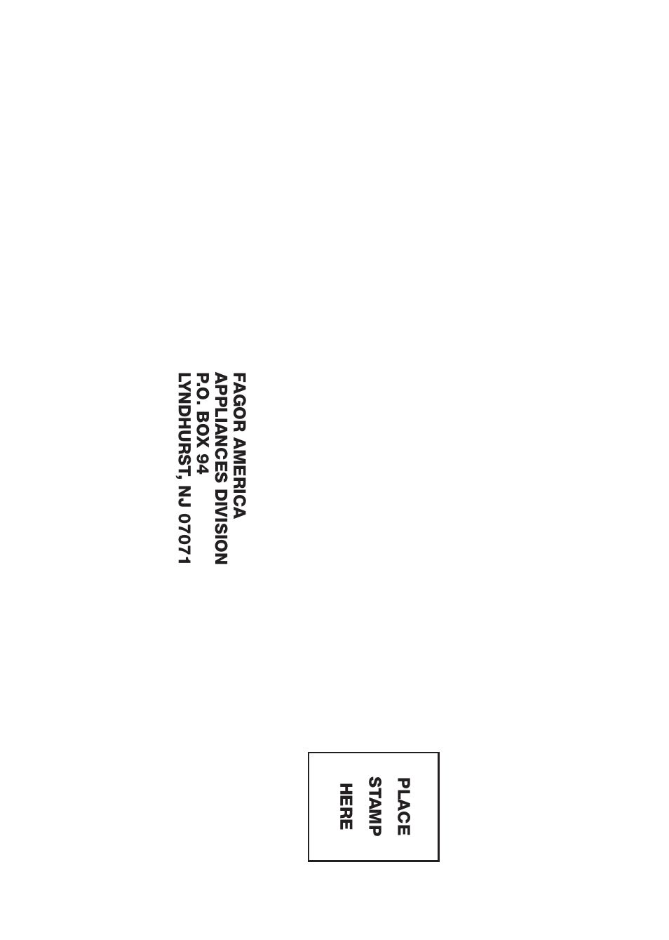 Fagor America FA-4812X User Manual | Page 86 / 88