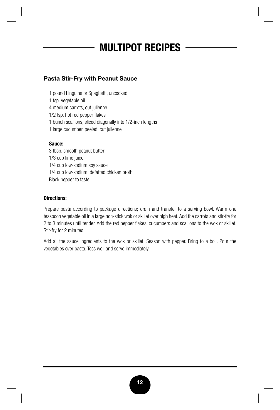 Multipot recipes | Fagor America Multipot Set none User Manual | Page 14 / 30