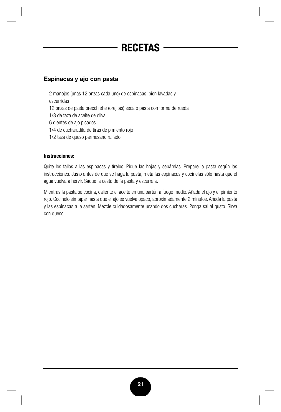 Recetas | Fagor America Multipot Set none User Manual | Page 23 / 30