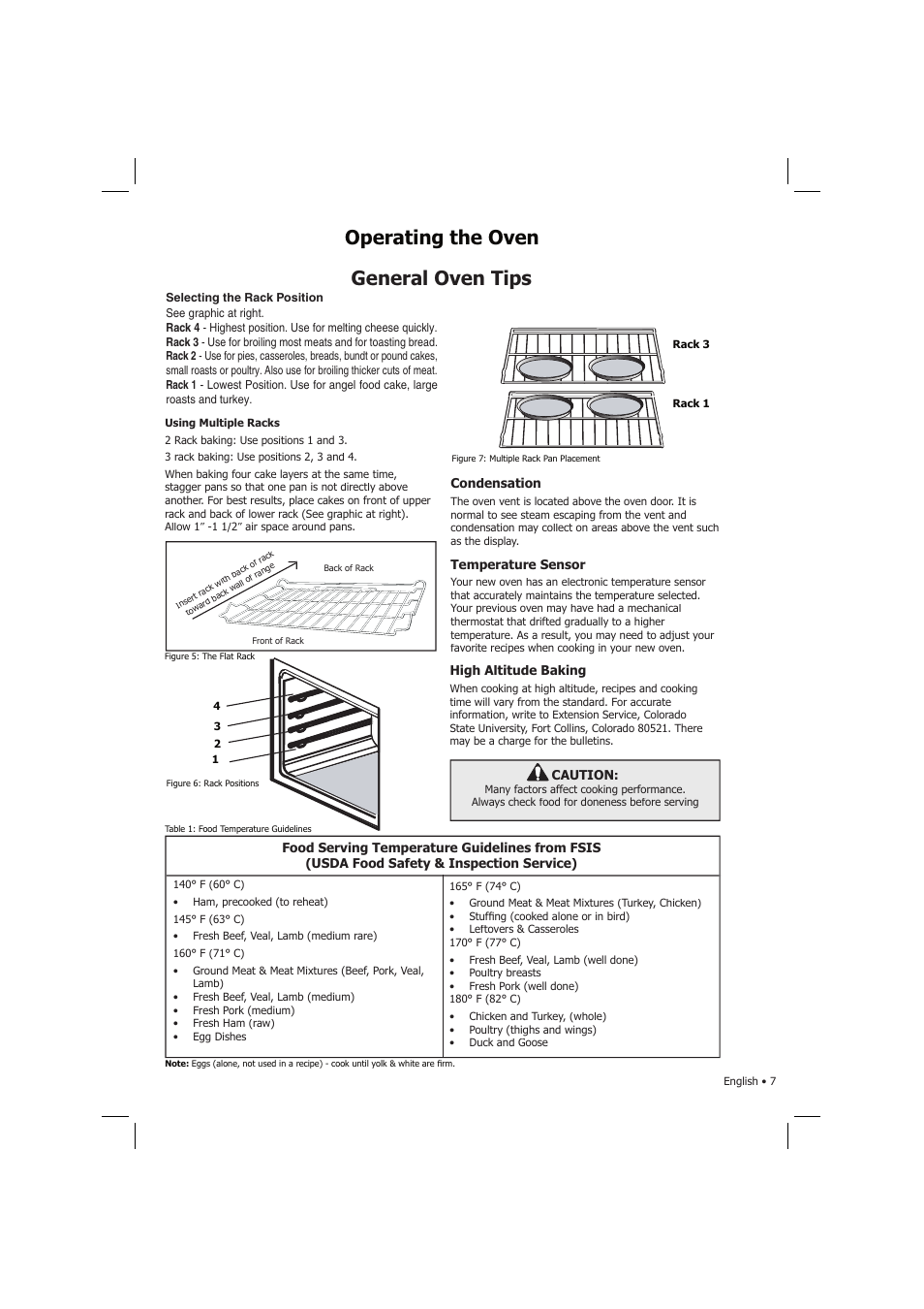 General oven tips operating the oven | Fagor America SHA-730 X User Manual | Page 10 / 82