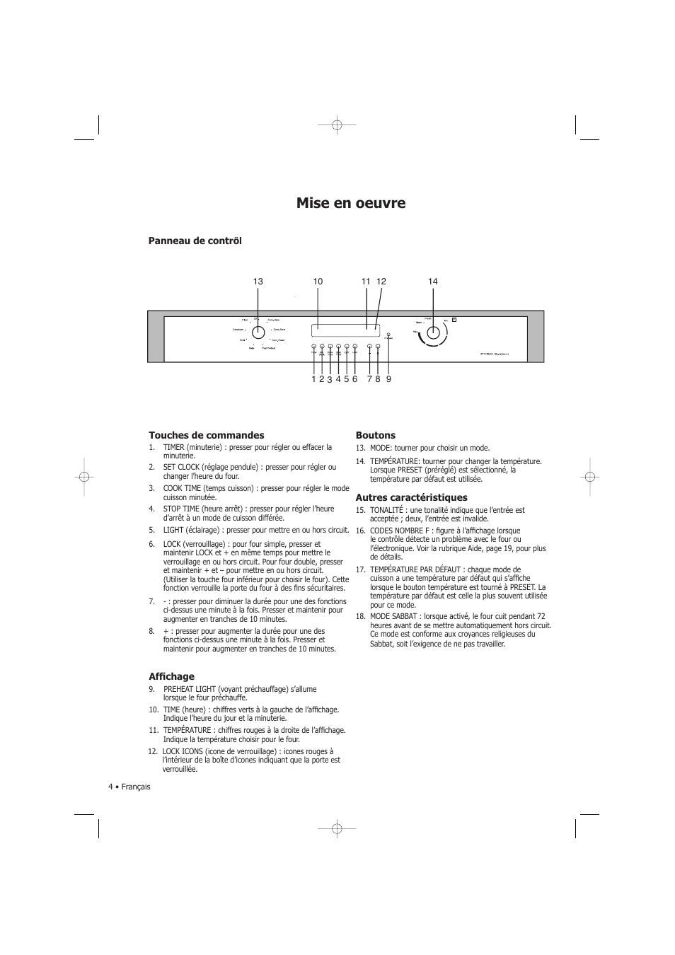 Mise en oeuvre | Fagor America SHA-730 X User Manual | Page 27 / 82