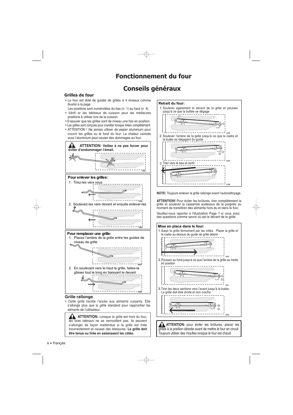 Conseils généraux | Fagor America SHA-730 X User Manual | Page 29 / 82