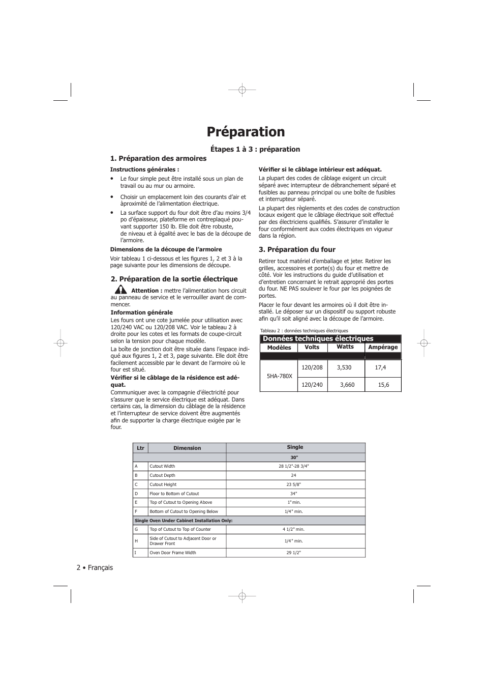 Préparation | Fagor America SHA-730 X User Manual | Page 72 / 82