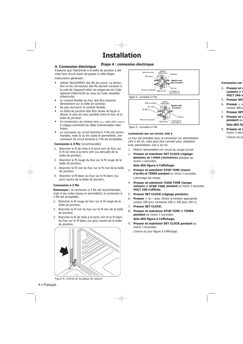 Installation | Fagor America SHA-730 X User Manual | Page 74 / 82