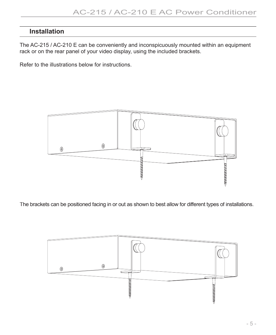 Furman Sound AC-210 E User Manual | Page 5 / 8