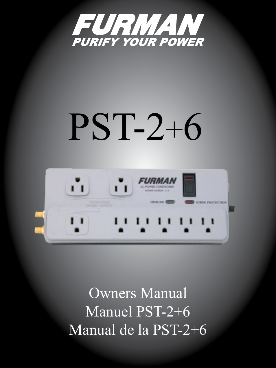 Furman Sound 2+6 User Manual | 28 pages