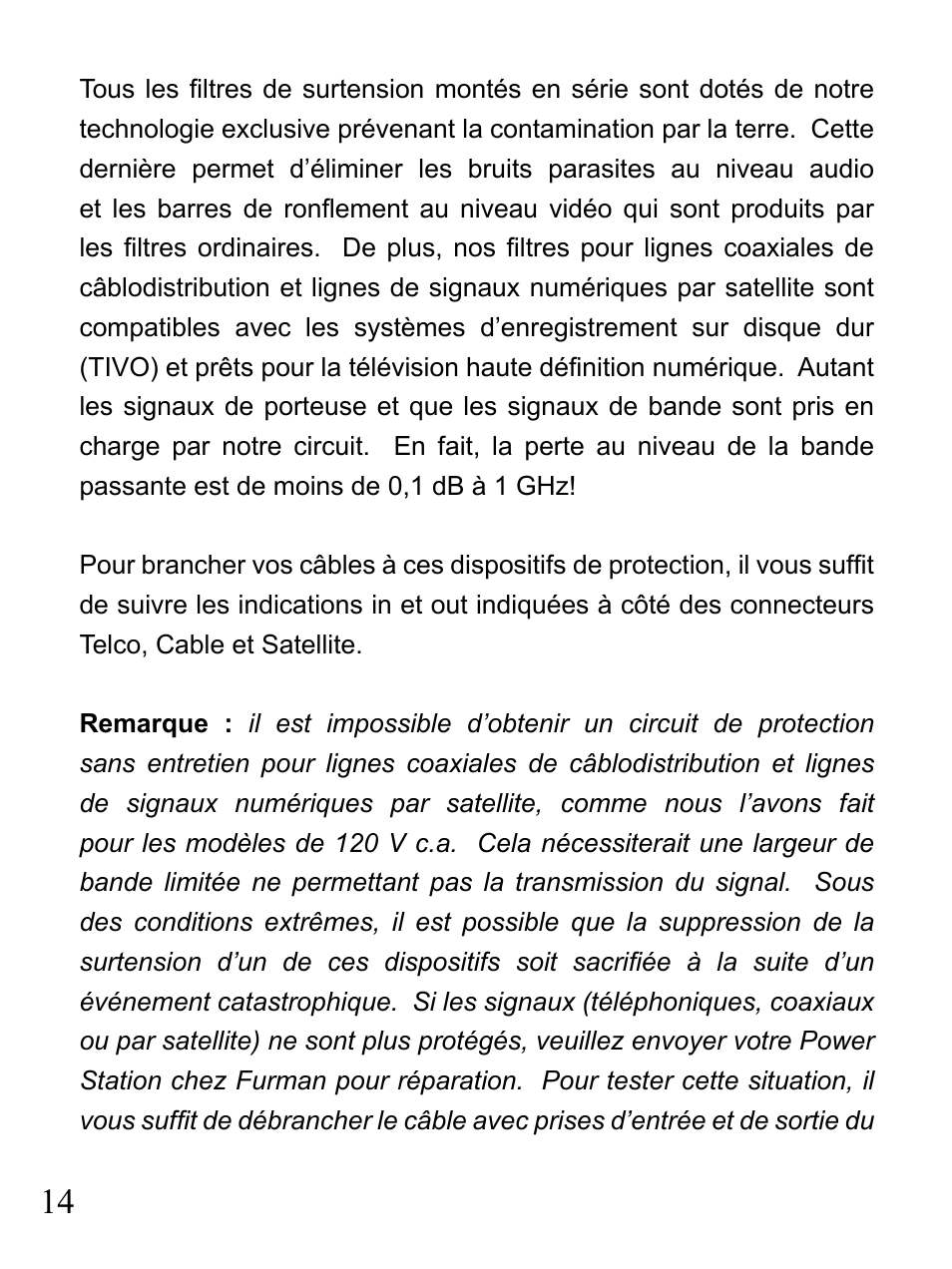 Furman Sound 2+6 User Manual | Page 14 / 28