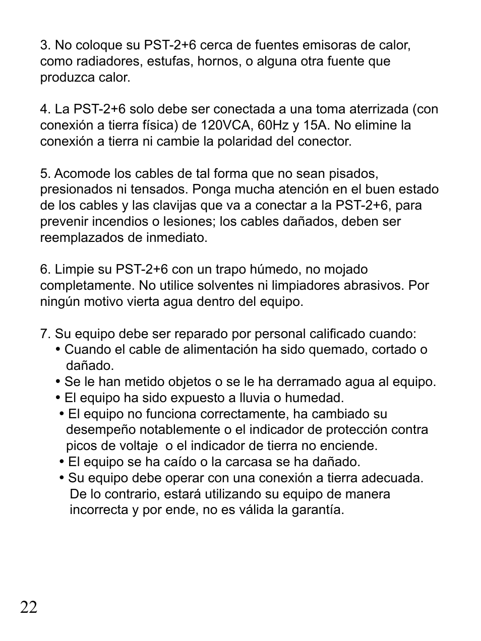 Furman Sound 2+6 User Manual | Page 22 / 28