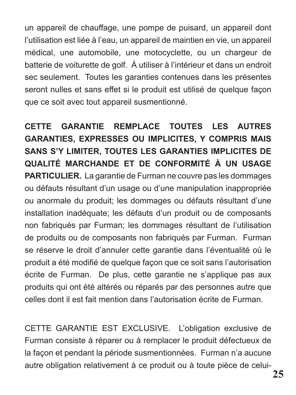 Furman Sound PST-8D User Manual | Page 25 / 36