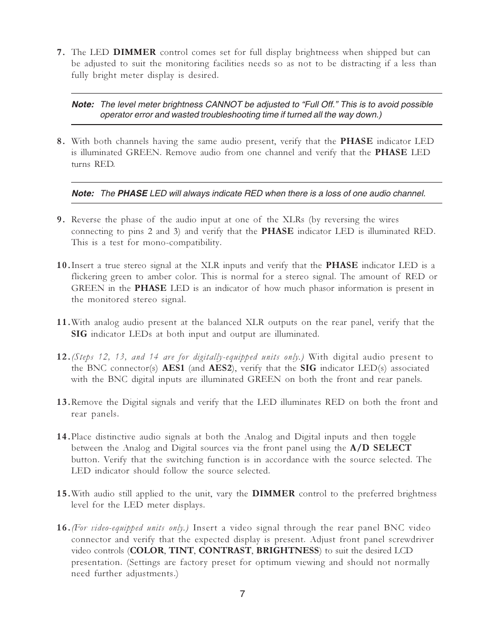 Furman Sound CONFIDENCE MS2A-1 User Manual | Page 7 / 12