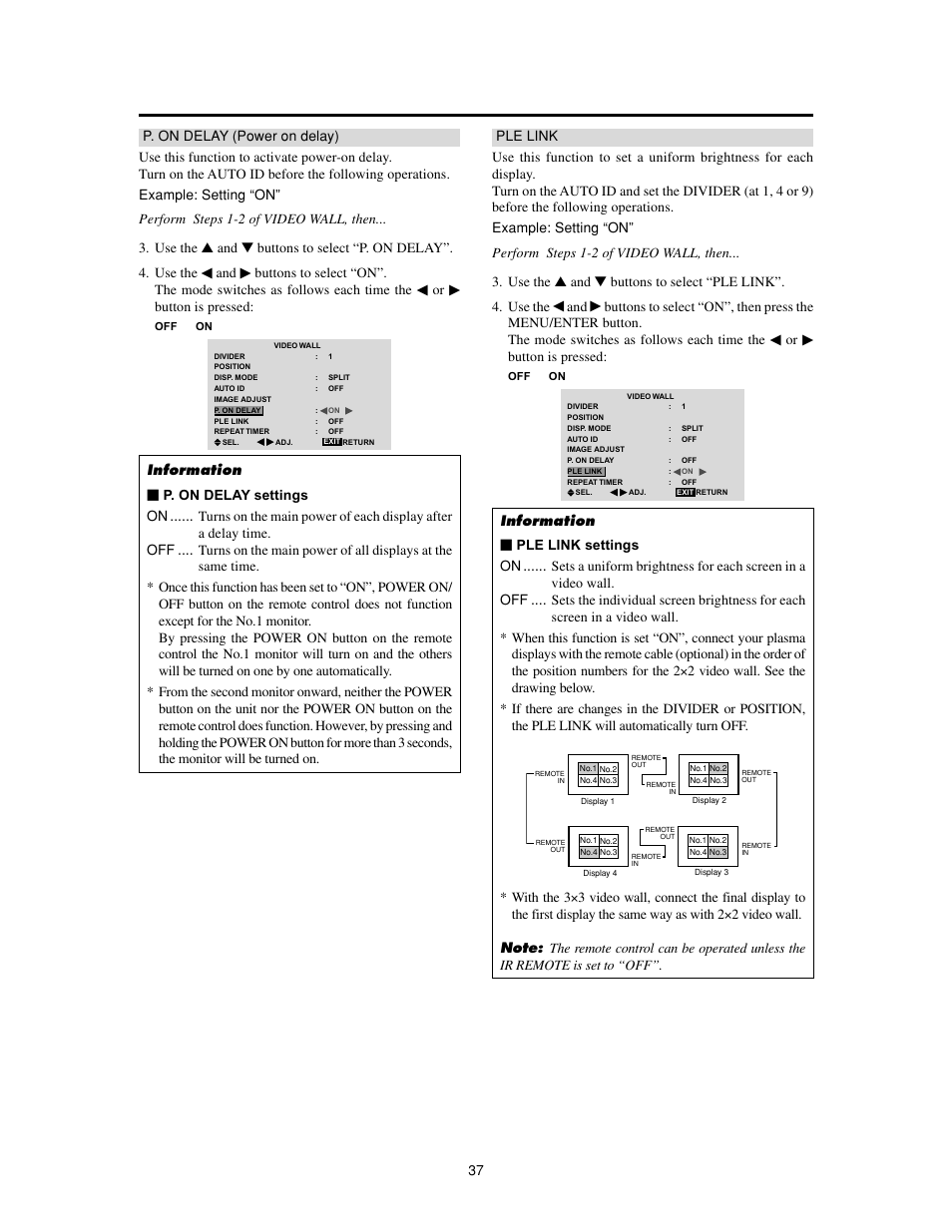 Button is pressed | Meridian Audio FPP-42HD20 User Manual | Page 43 / 49