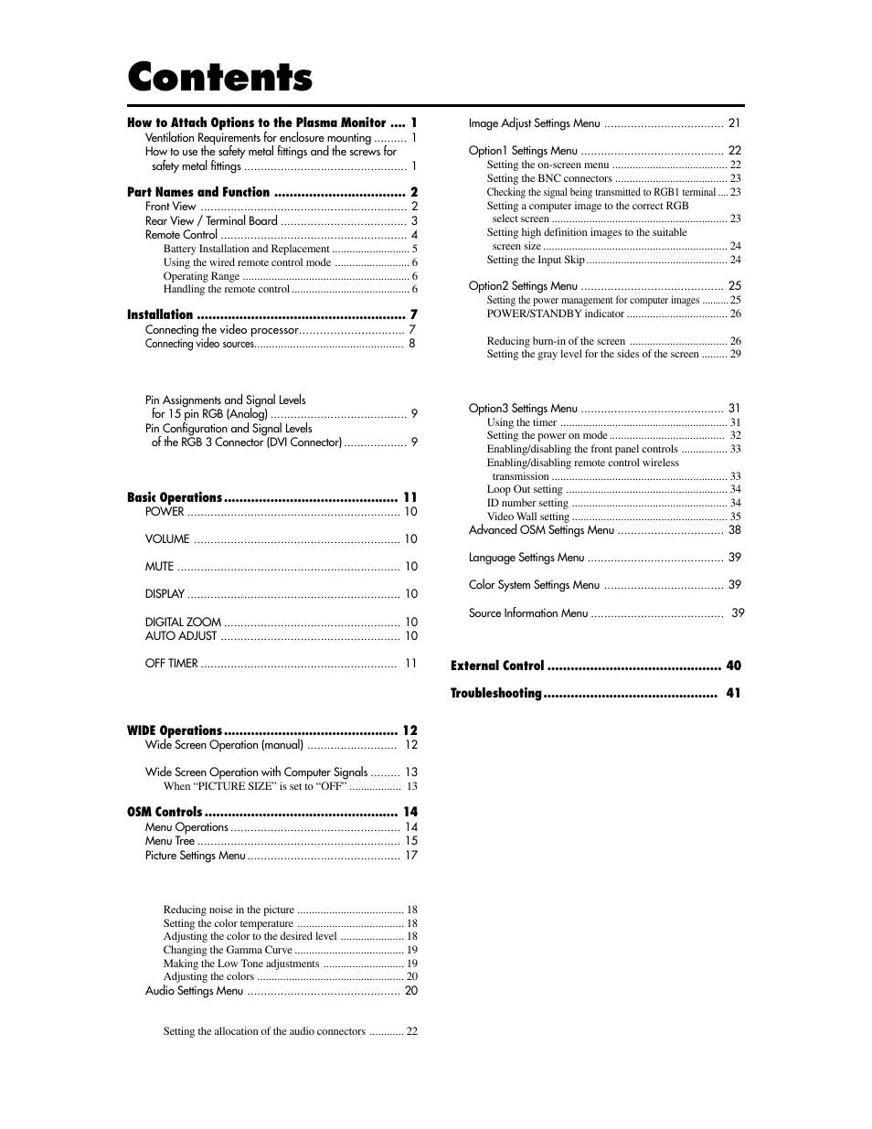 Meridian Audio FPP-42HD20 User Manual | Page 6 / 49