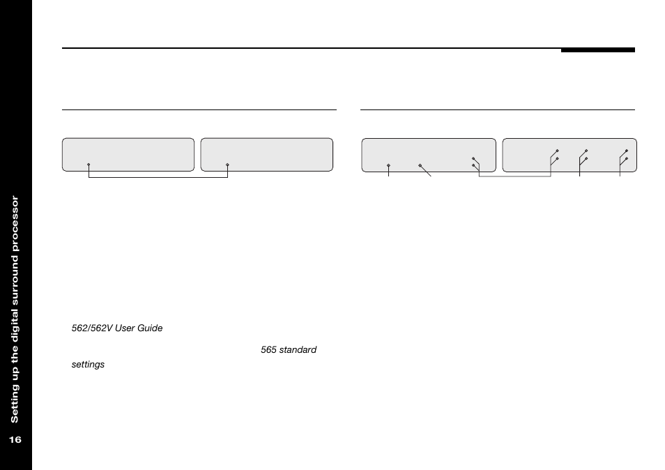 Connecting to | Meridian Audio 565 User Manual | Page 20 / 66