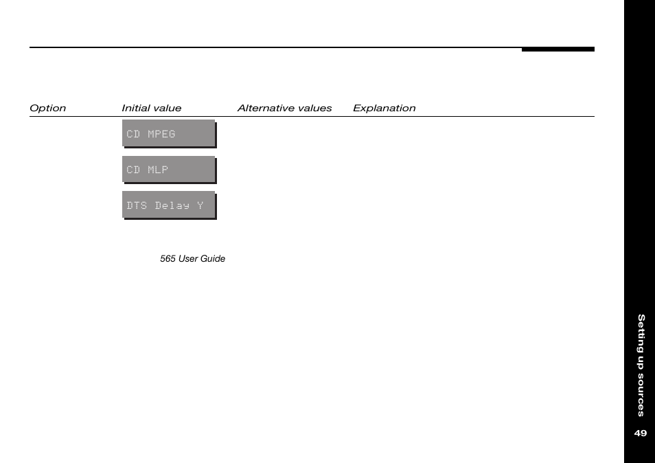 Meridian Audio 565 User Manual | Page 53 / 66