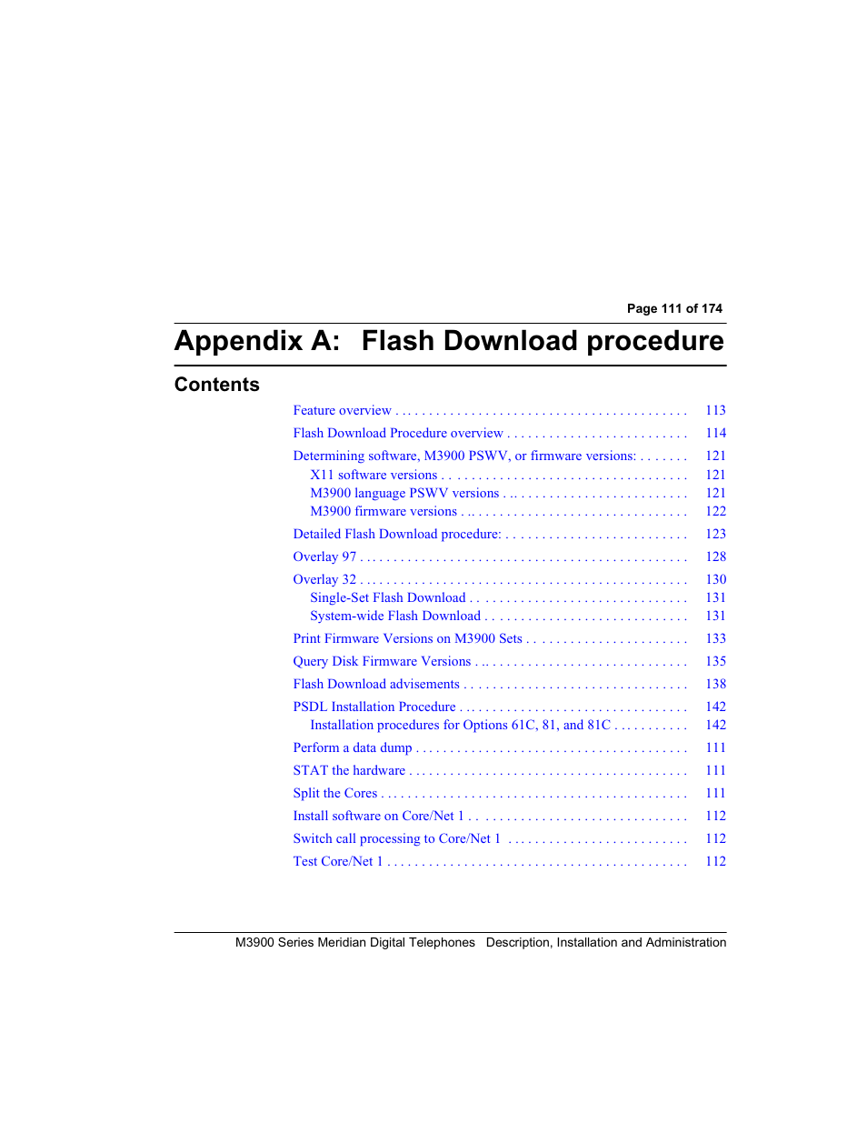 Meridian Audio M3900 User Manual | Page 111 / 176