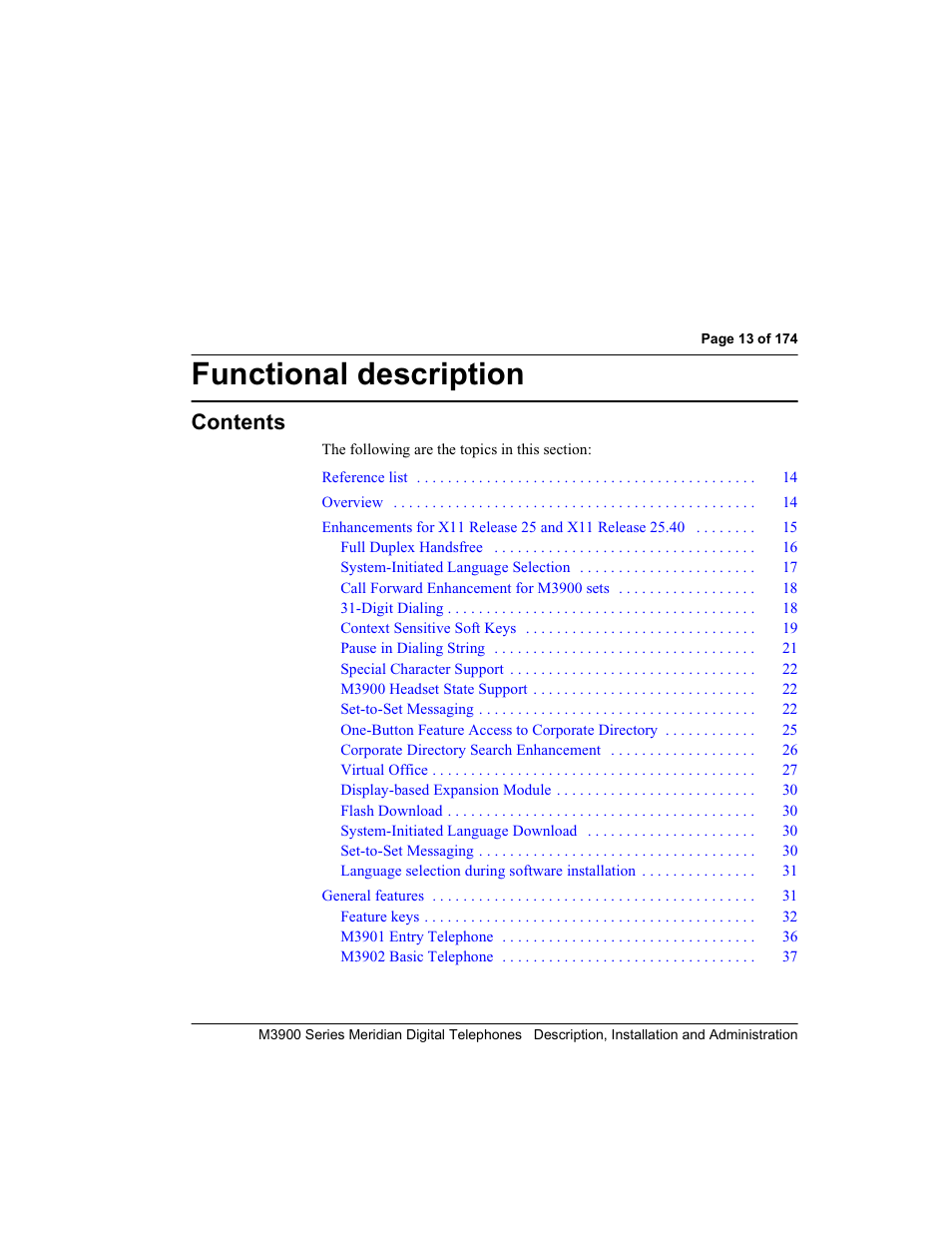 Meridian Audio M3900 User Manual | Page 13 / 176