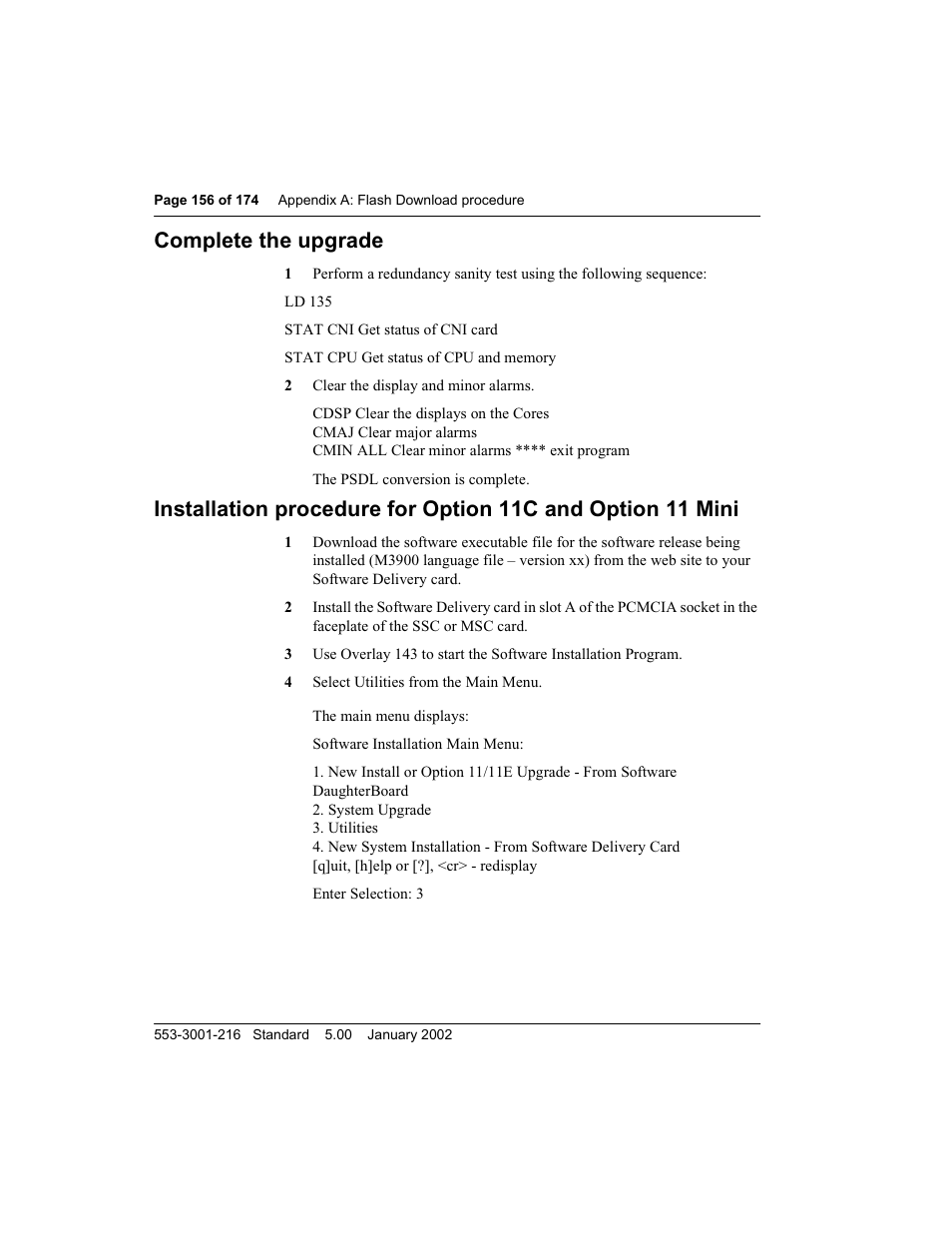 Complete the upgrade, Complete the upg rade | Meridian Audio M3900 User Manual | Page 156 / 176