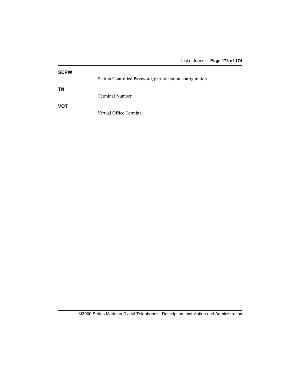 Meridian Audio M3900 User Manual | Page 173 / 176