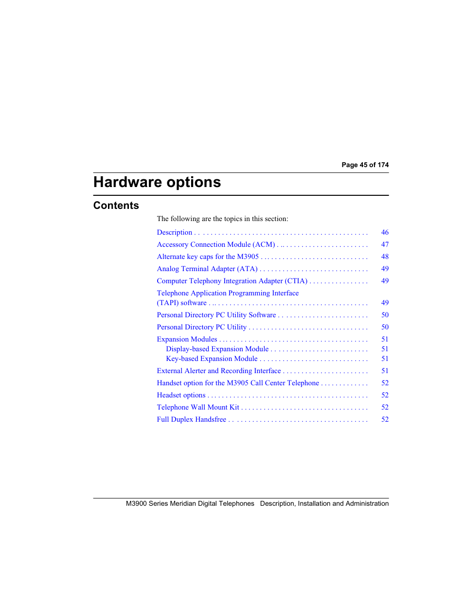 Meridian Audio M3900 User Manual | Page 45 / 176