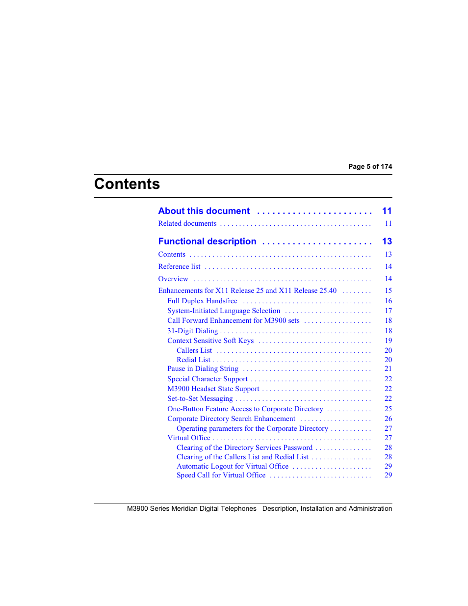 Meridian Audio M3900 User Manual | Page 5 / 176