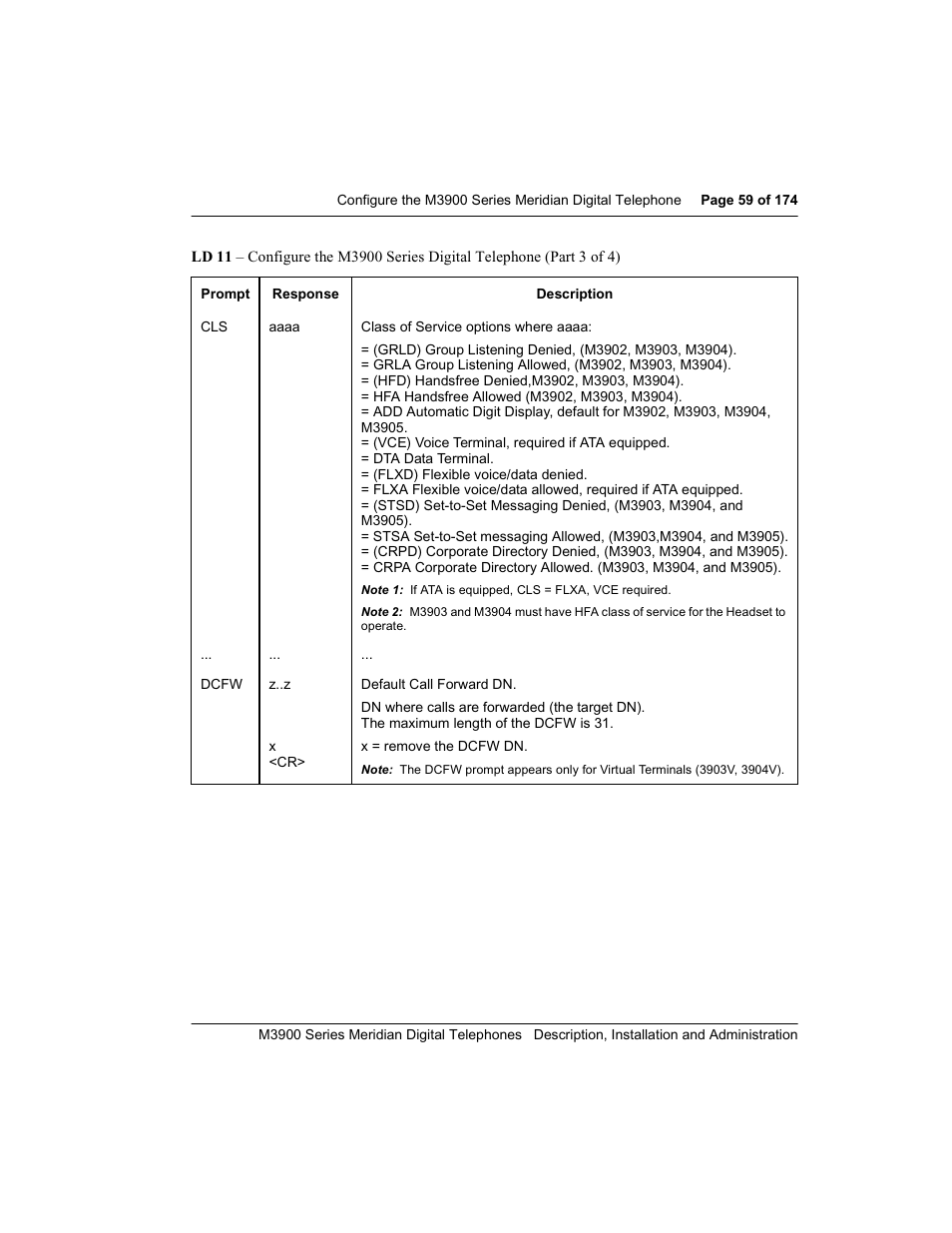 Meridian Audio M3900 User Manual | Page 59 / 176