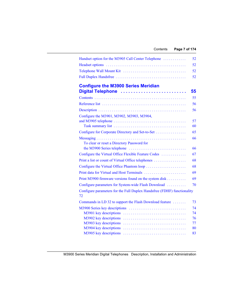 Meridian Audio M3900 User Manual | Page 7 / 176