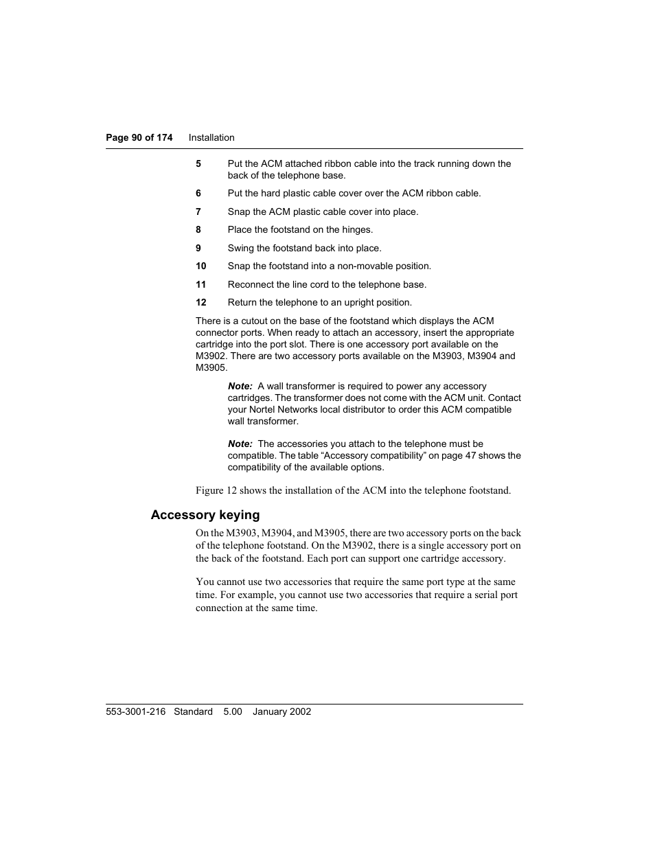 Accessory keying | Meridian Audio M3900 User Manual | Page 90 / 176