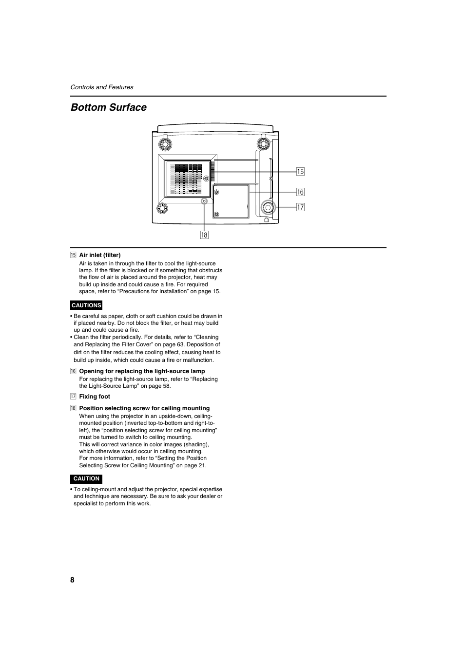 Bottom surface, Uy t i | Meridian Audio FDP-DILA2 User Manual | Page 8 / 80