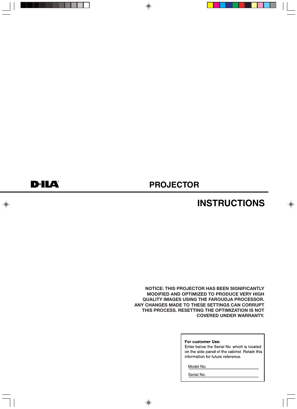Meridian Audio FDP-DILA3 User Manual | 57 pages