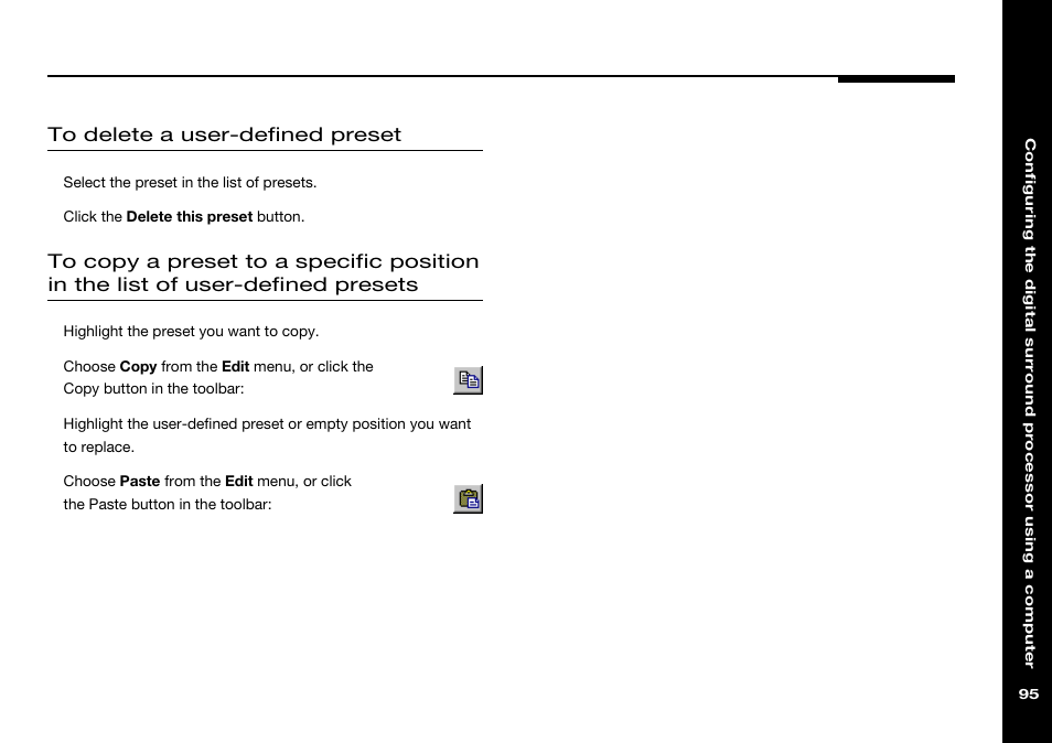 Deleting | Meridian Audio 568 User Manual | Page 102 / 131