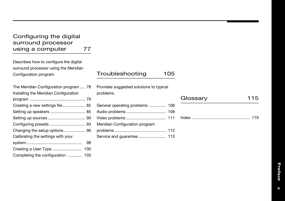 Meridian Audio 568 User Manual | Page 6 / 131