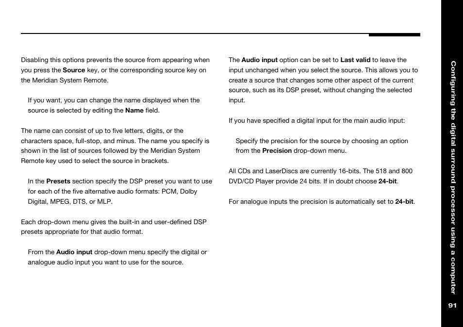 Meridian Audio 568 User Manual | Page 98 / 131