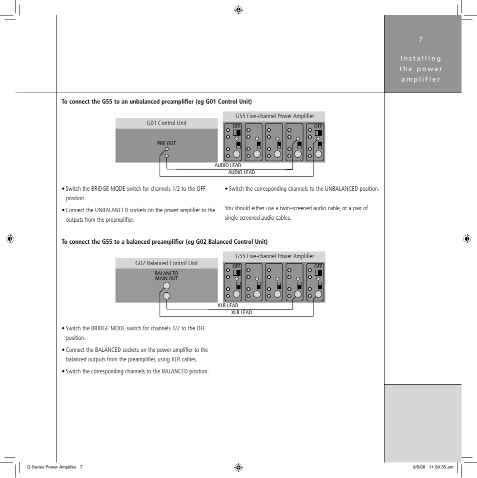 Meridian Audio G Series User Manual | Page 11 / 32