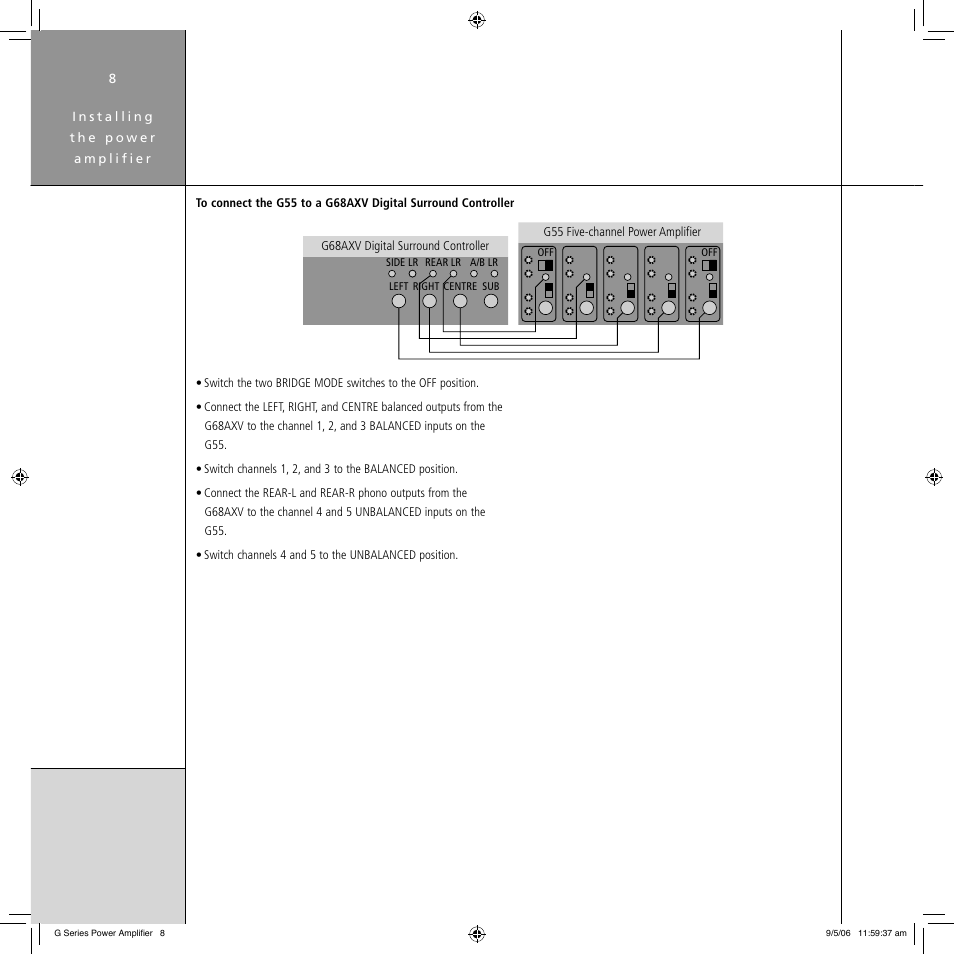 Meridian Audio G Series User Manual | Page 12 / 32