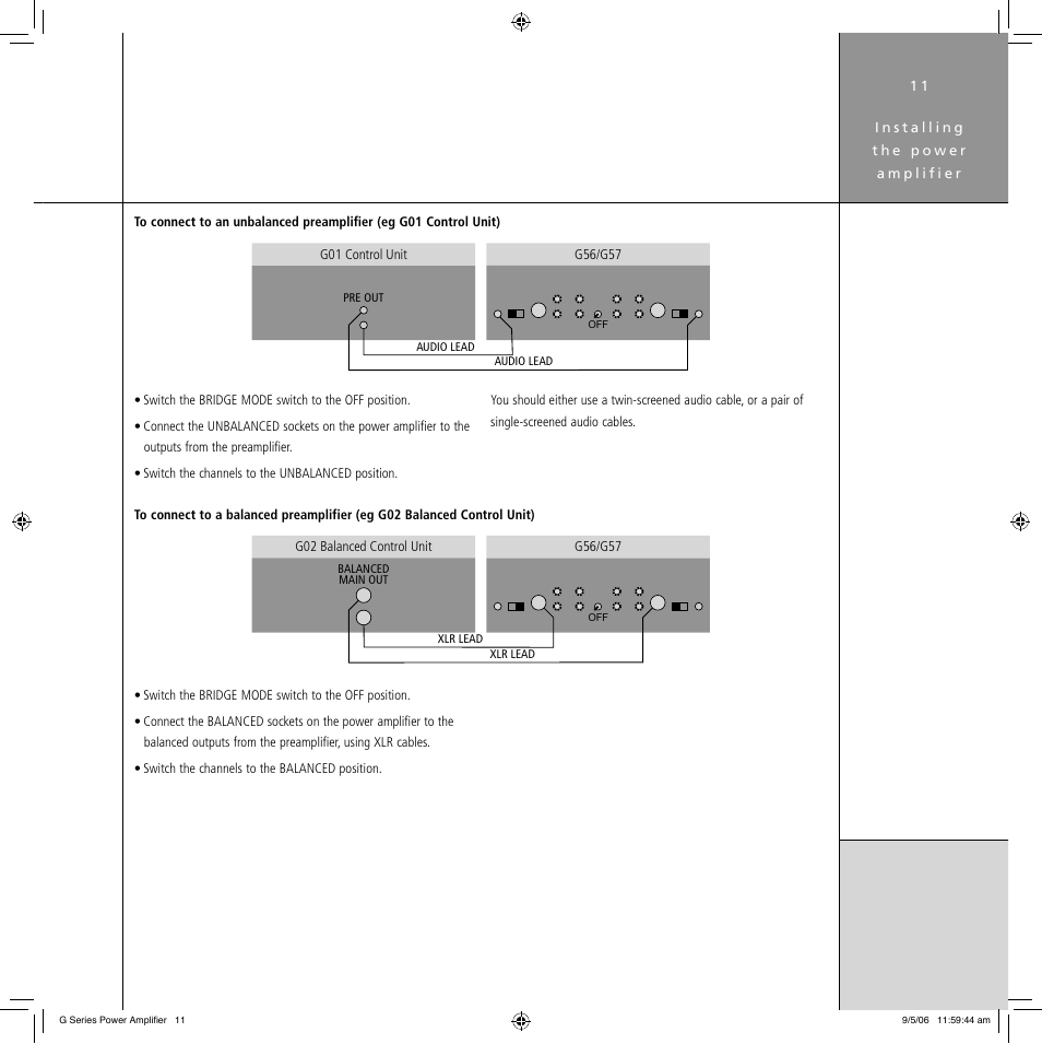 Meridian Audio G Series User Manual | Page 15 / 32